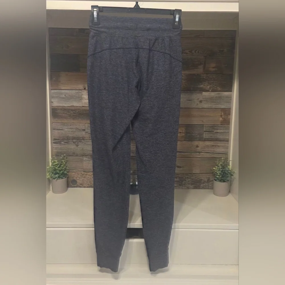 Lululemon Athletica "Ready To Rulu" Heathered Gatsby Blue/ Black Joggers - Picture 11 of 11